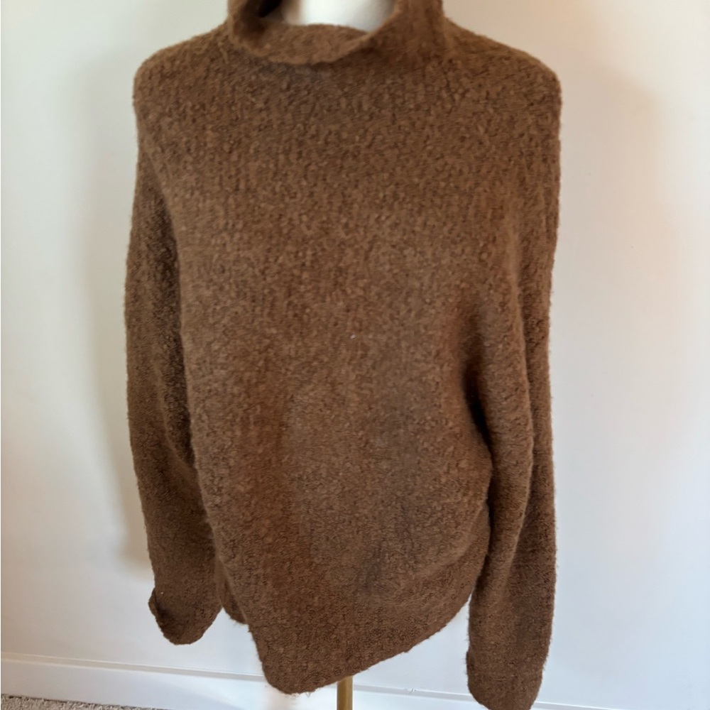 J. Crew Turtleneck Sweater in Rich Brown